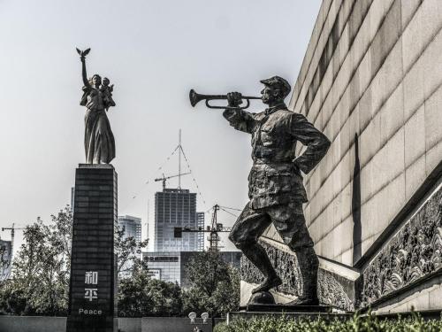 南京南京大屠殺紀念館和平雕像劉振祥／攝影 